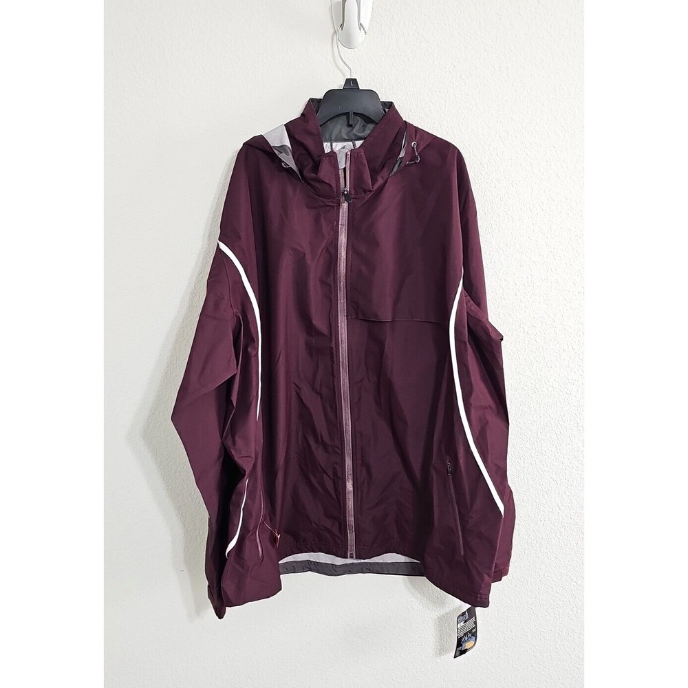 Holloway Men's Windbreaker hoodie Full Zip Jacket US  Size‎ XL Purple